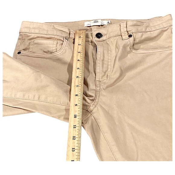 LOGG HM Jeans Womens 10 Tan Beige Straight Classic Everyday Boho Chic Minimalist - Picture 10 of 16